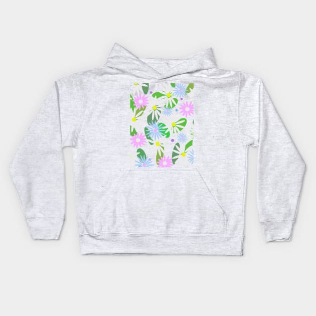 summer flowers Kids Hoodie by designInk